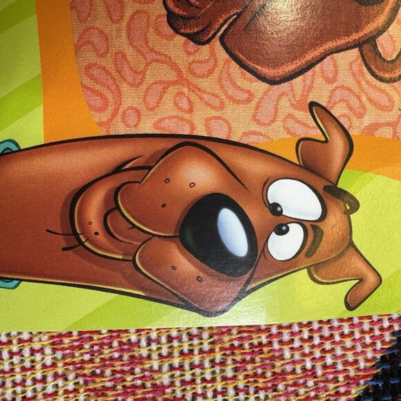 Vintage 2001 Scooby Doo Cartoon Network Woven Tapestry Throw 50x60 NIP RARE - Picture 8 of 9